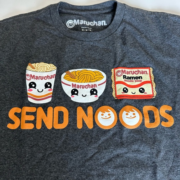 Maruchan Mens T-Shirt - Send Noodles Noods Image (Medium) - Picture 4 of 5
